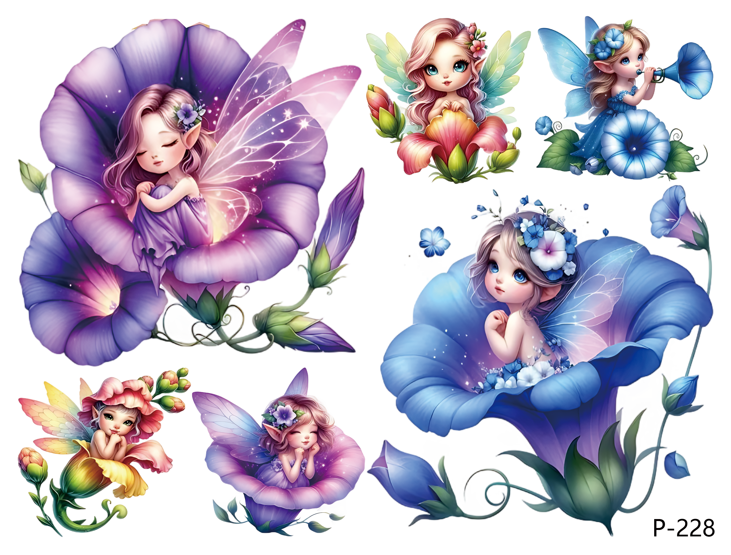 3D embossed stickers (B5 size, 12.5cm*9.5cm)