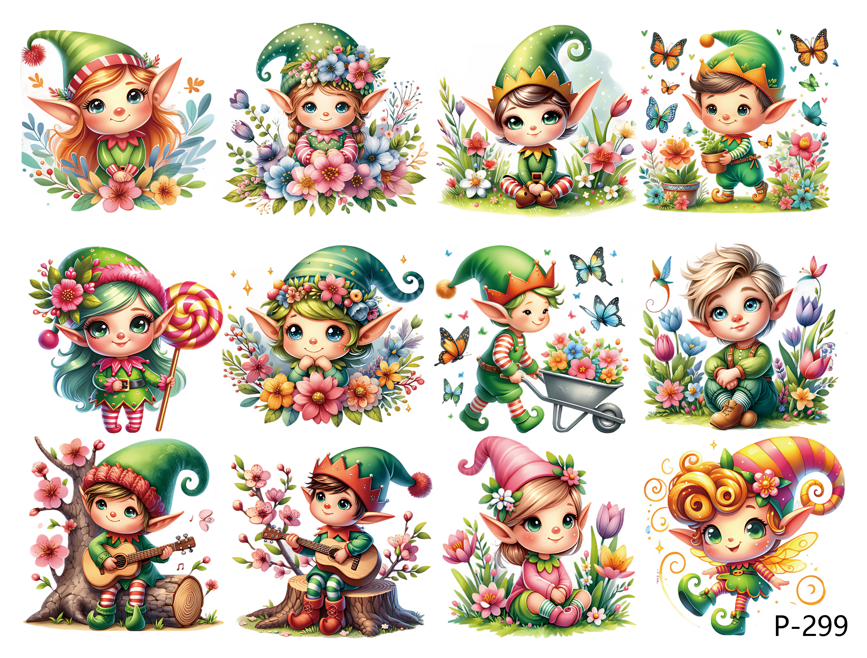 3D embossed stickers (B5 size, 12.5cm*9.5cm)
