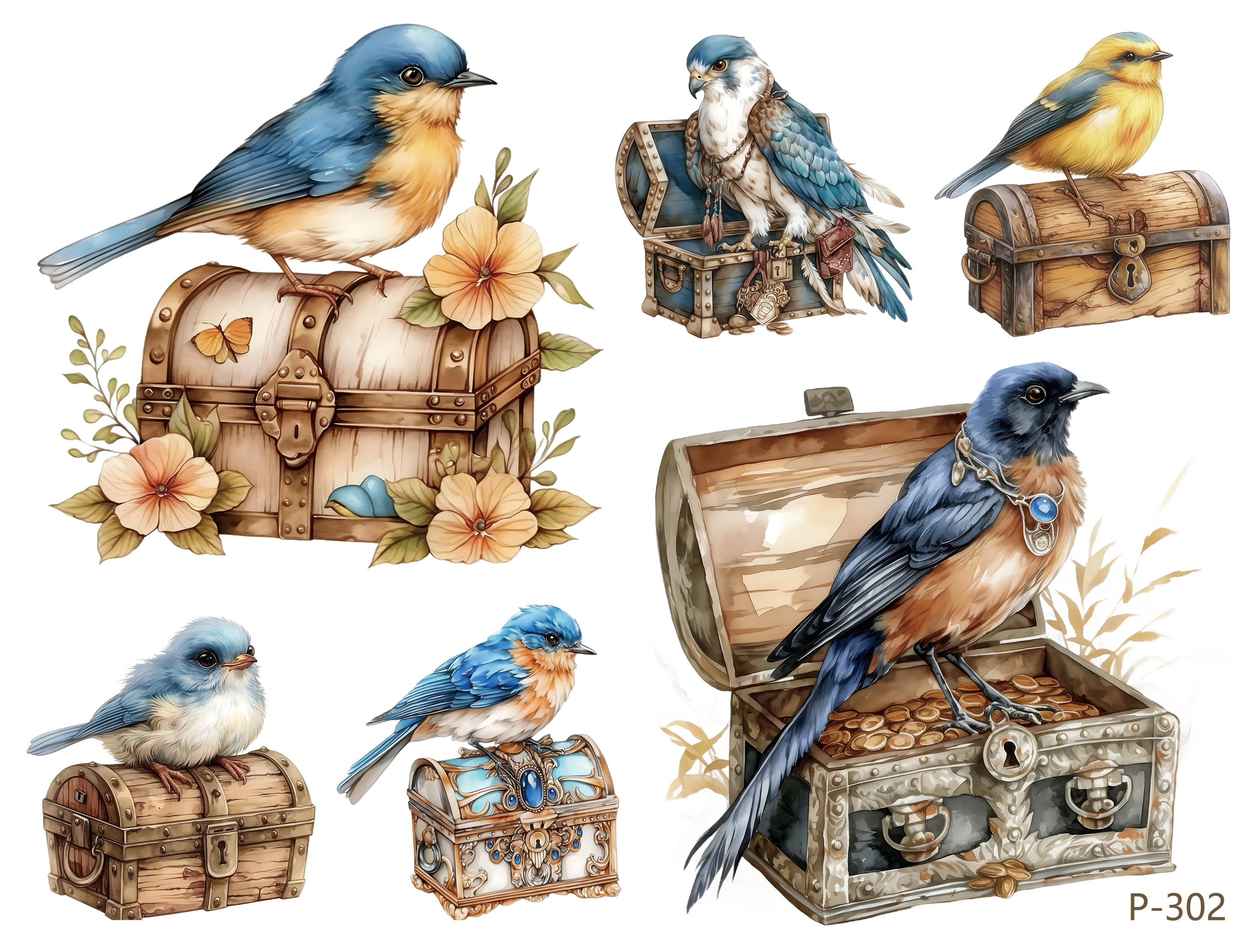 3D embossed stickers (B5 size, 12.5cm*9.5cm)