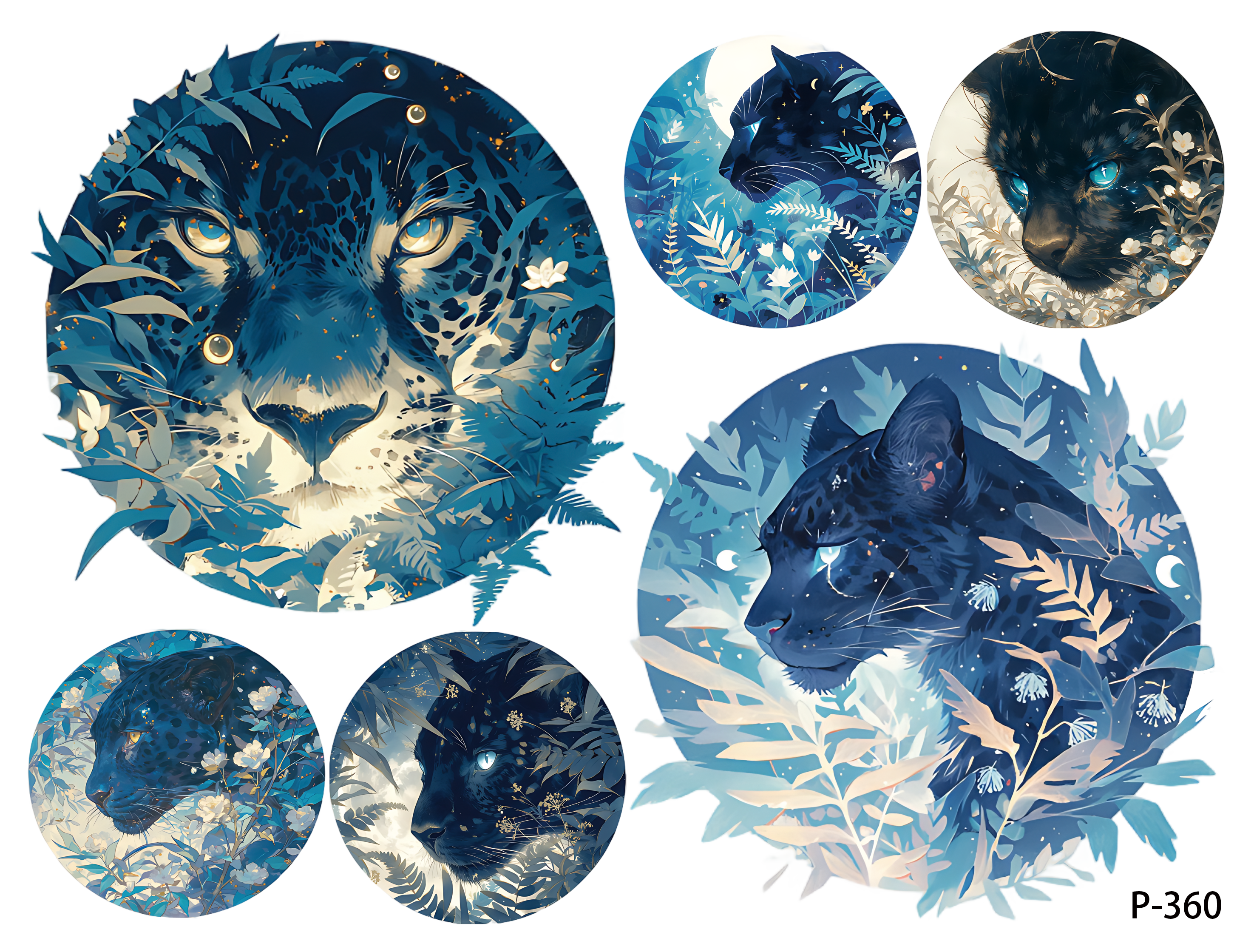3D embossed stickers (B5 size, 12.5cm*9.5cm)
