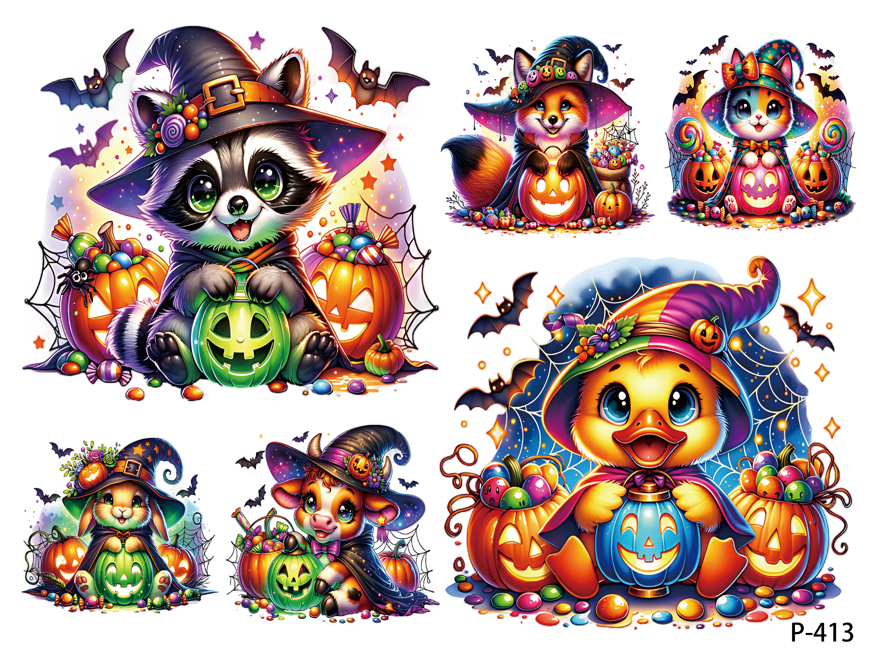 3D embossed stickers (B5 size, 12.5cm*9.5cm)
