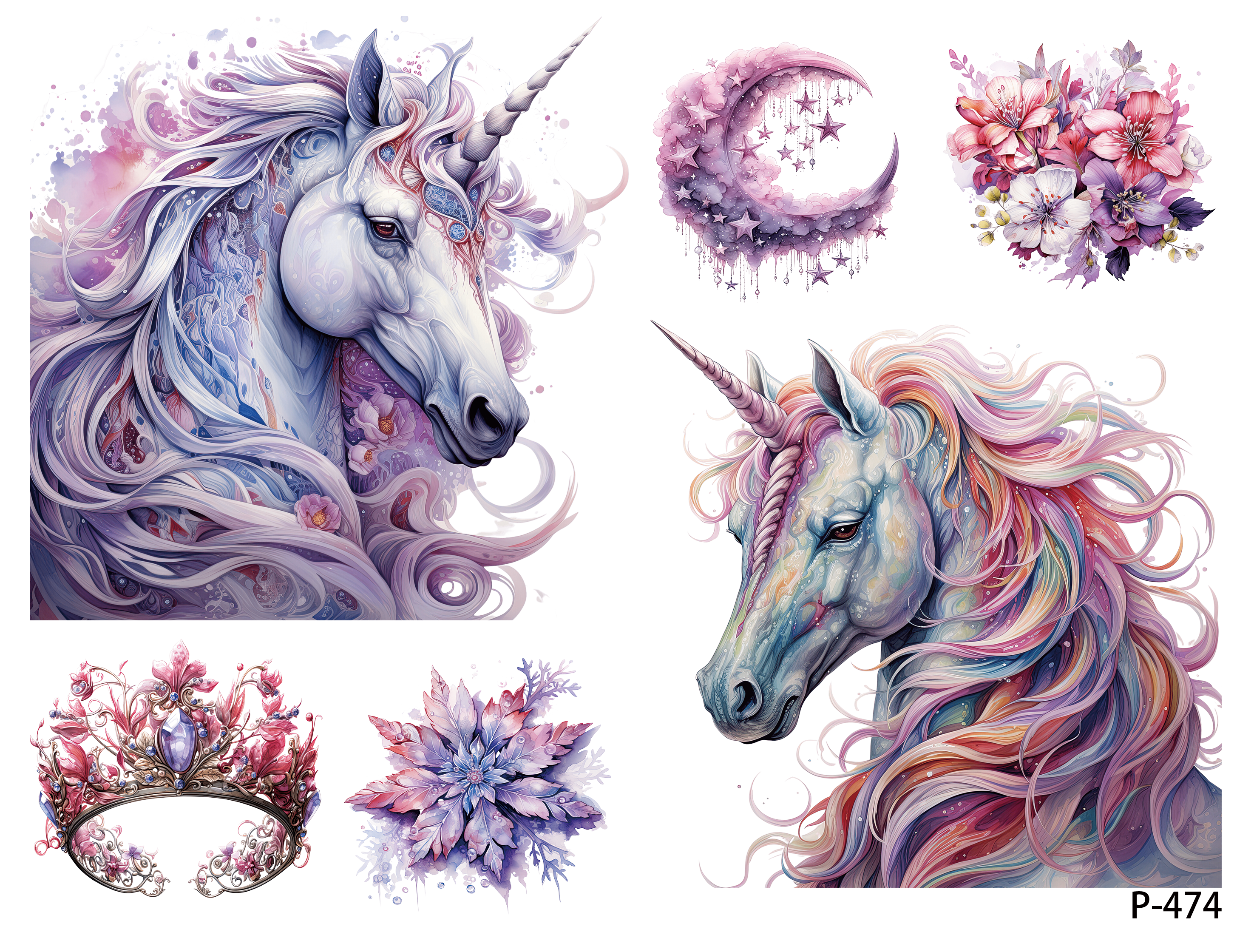 3D embossed stickers (B5 size, 12.5cm*9.5cm)