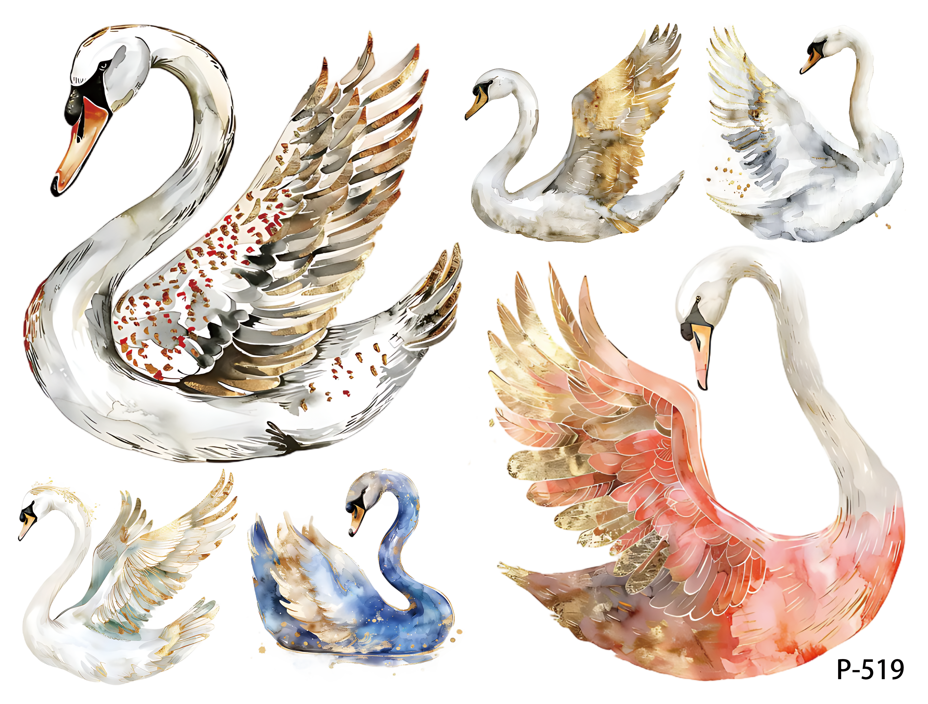 3D embossed stickers (B5 size, 12.5cm*9.5cm)