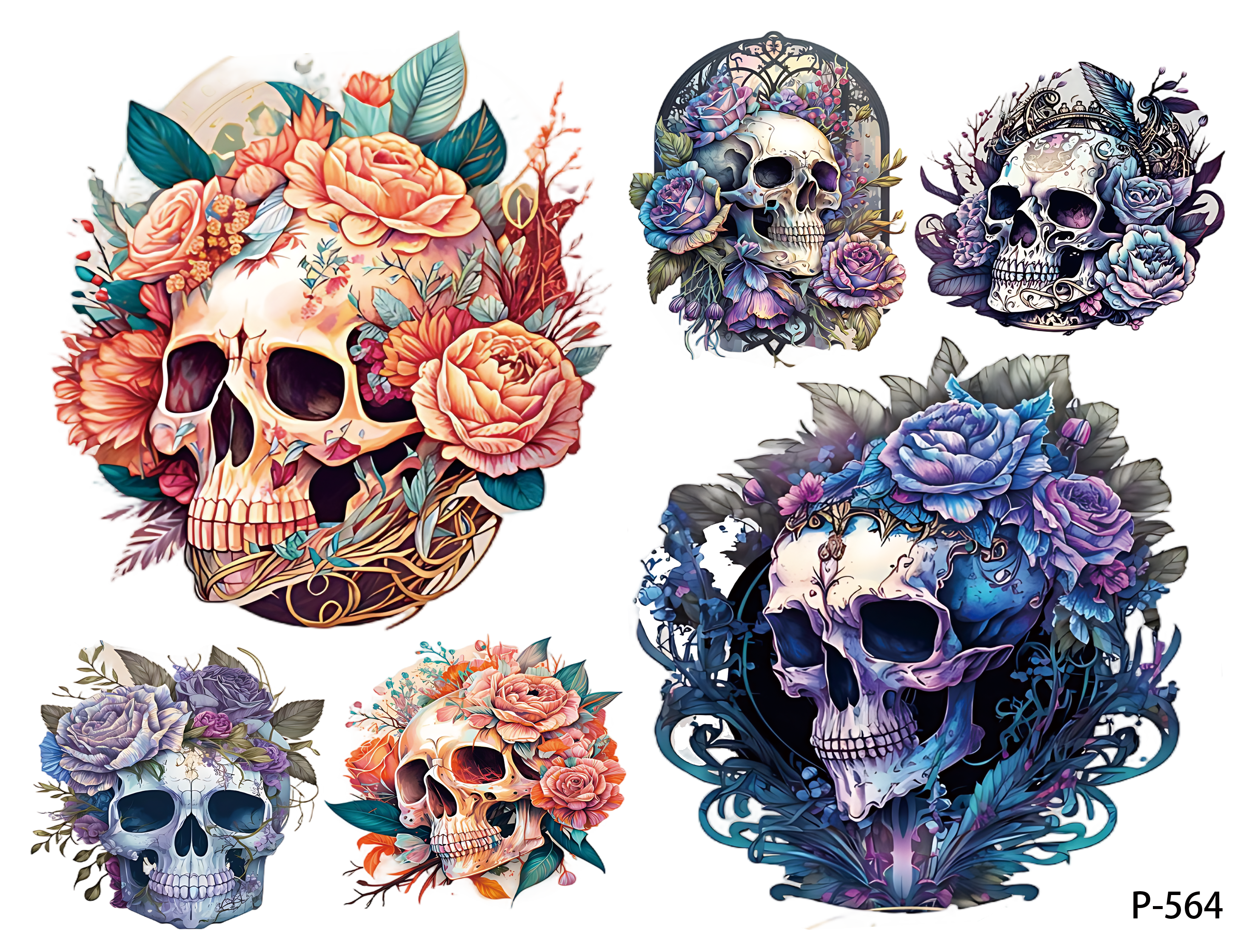 3D embossed stickers (B5 size, 12.5cm*9.5cm)